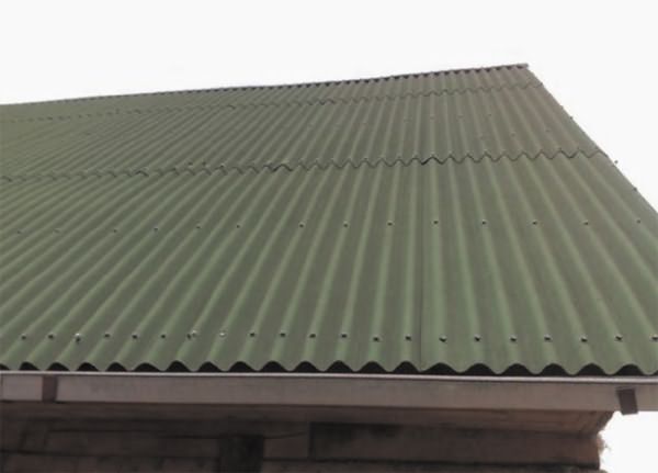 Крыша с ондулиновым покрытием