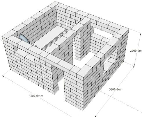 Трехмерная модель будущего здания