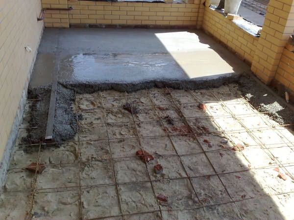 Заливка бетонного пола 