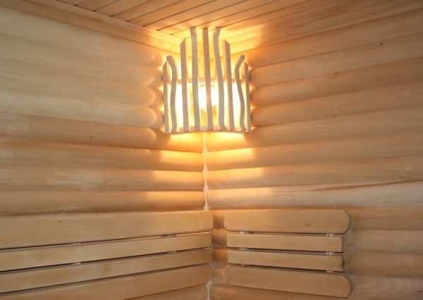 Деревянная решетка для светильника