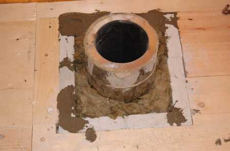 Использовать для теплоизоляции трубы можно минеральную вату или глину